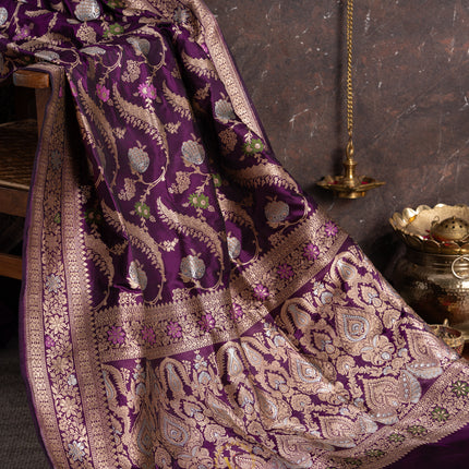 Pure Banaras katan silk-VSPBS22