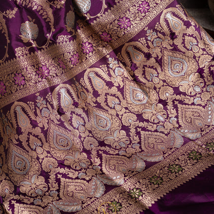 Pure Banaras katan silk-VSPBS22