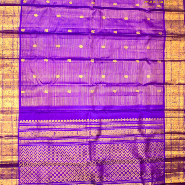 Pure Kanchipuram Silk-VSKP401 Purple