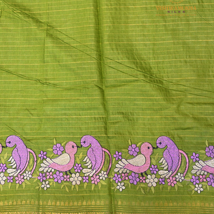 Chanderi saree-VSC33 Green (1)