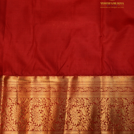 Semi pattu sarees-VSSP54B Red