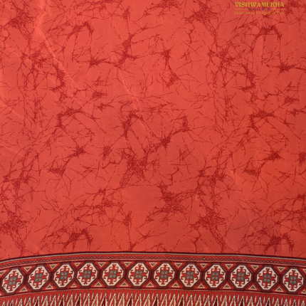 Crepe Sarees-VSCRP7A Peach
