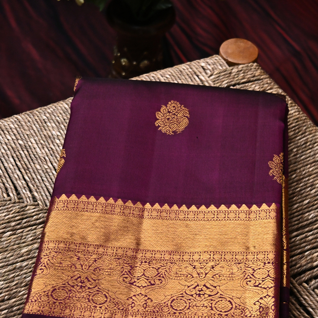Kanchipuram Silk Saree-VSKP41