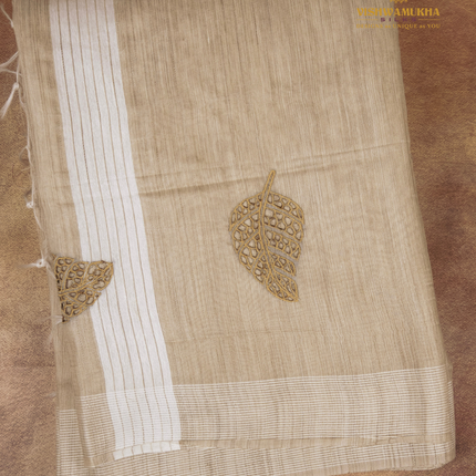 Bhagalpur Jute saree-VSBGC3A