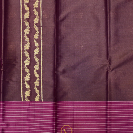 Semi pattu Sarees-VSSP43B Marron