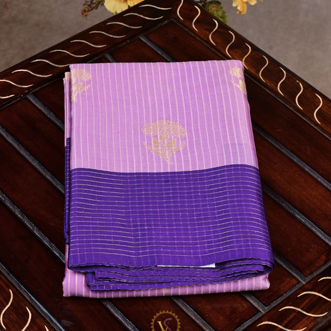 Semi pattu Sarees-VSSP43C Lavender pink