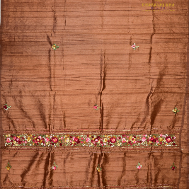 Semi Tussar-VSST8D Brown