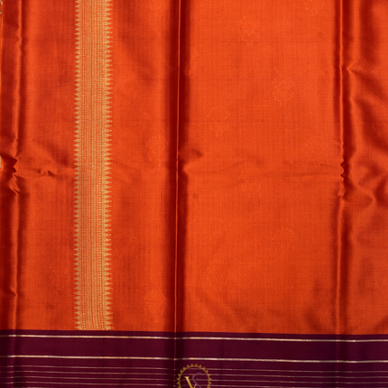Semi pattu Sarees-VSSP43D Rust