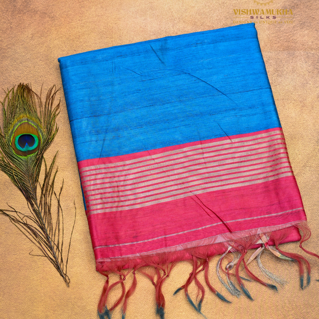 Chapa Tussar-VSST11 Peacock blue