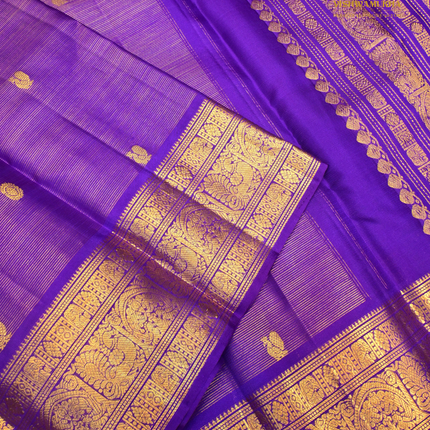 Pure Kanchipuram Silk-VSKP401 Purple