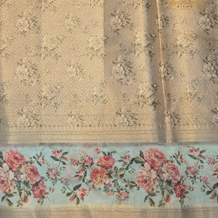 Semi Chiniya Silk Sarees-VSCS1E gray