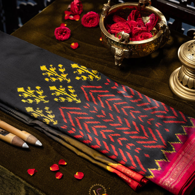 Pure Ikkat Silk-VSPIS03