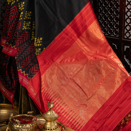 Pure Ikkat Silk-VSPIS03