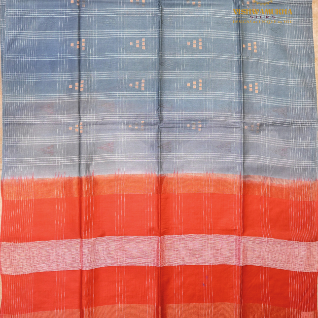 Chanderi Saree-VSC15 Gray