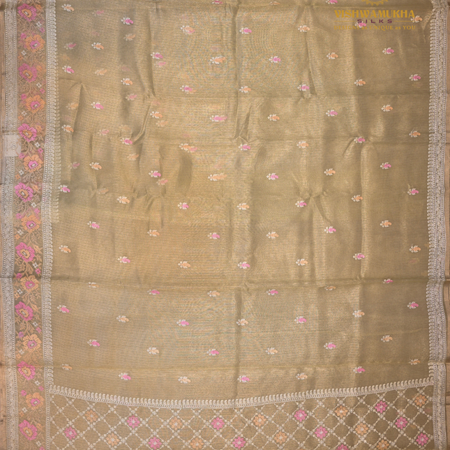 Organza Petit Work-VSOF13A pista green