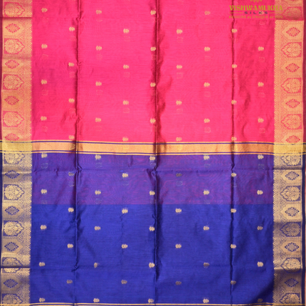 Chanderi Sarees-VSC42B Rani Pink
