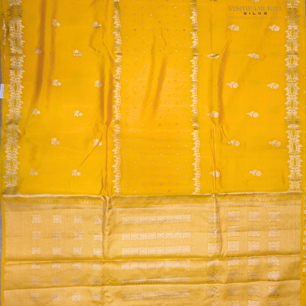 Banaras Chiniya Silk-VSCS3 YELLOW