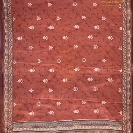 Crepe Sarees-VSCRP7B Brown