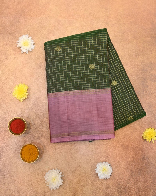 Kanchipuram Silk Saree-VSKP100