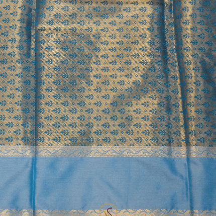Semi Pattu-VSSP44B Peacock Blue