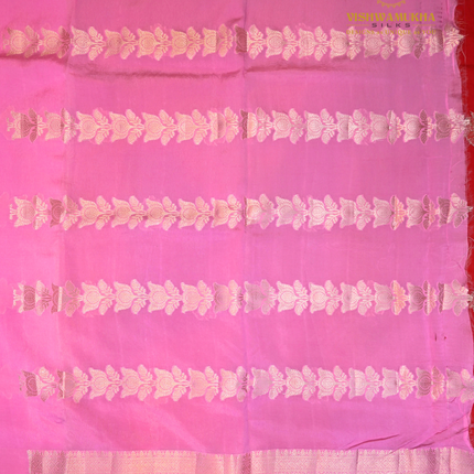 Chanderi Sarees-VSC35 (B)TamotaRed