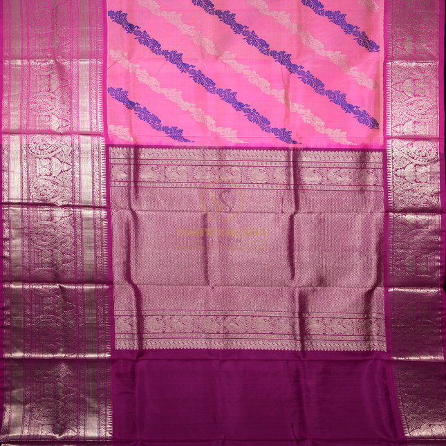 Pink Venkatagiri Silk Sarees