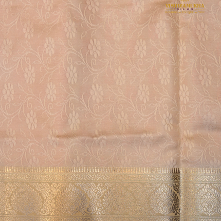 Semi Soft Pattu-VSSP53E Peach