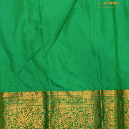 Semi pattu sarees-VSSP54A Green