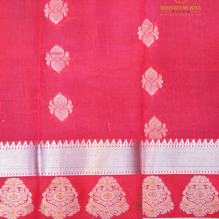 Semi Soft Pattu-VSSP48E sky blue