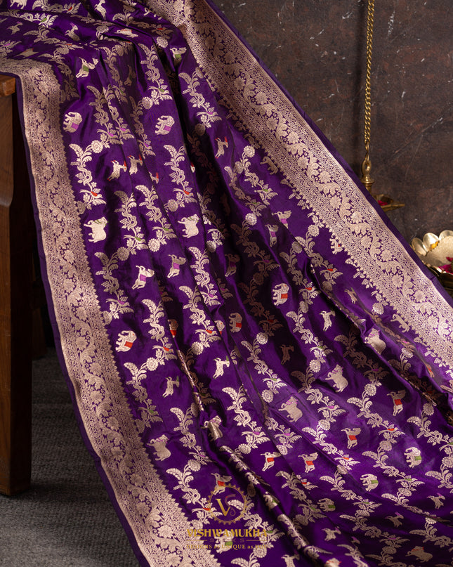 Pure Banaras katan silk-VSPBS25