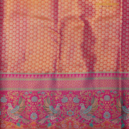 Semi pattu Meenakari-VSSP59B Green