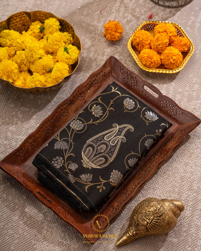 Kanchipuram Silk Saree-VSKP96