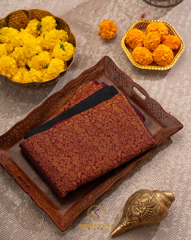 Kanchipuram Silk Saree-VSKP50