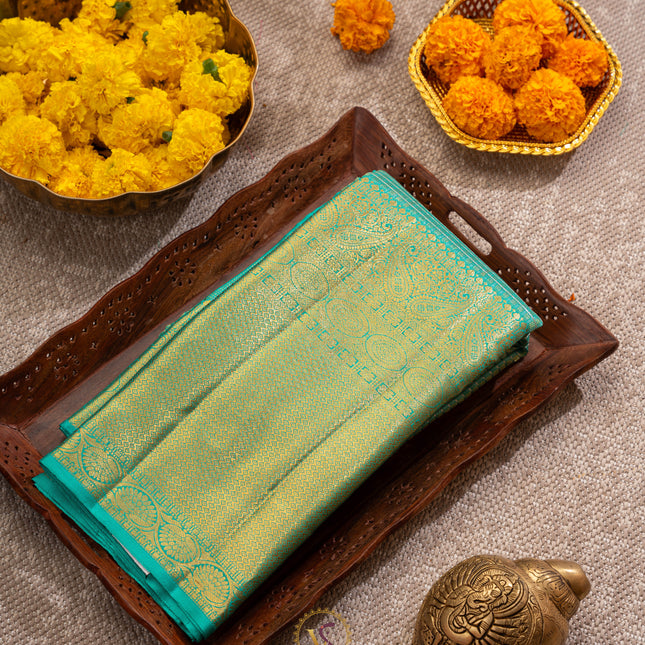 Kanchipuram Silk Saree-VSKP48