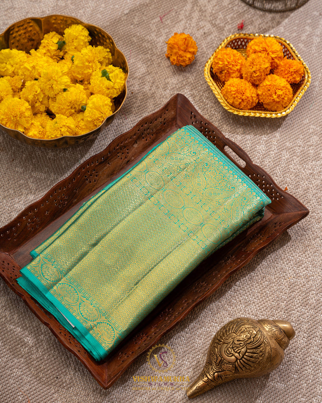 Kanchipuram Silk Saree-VSKP48