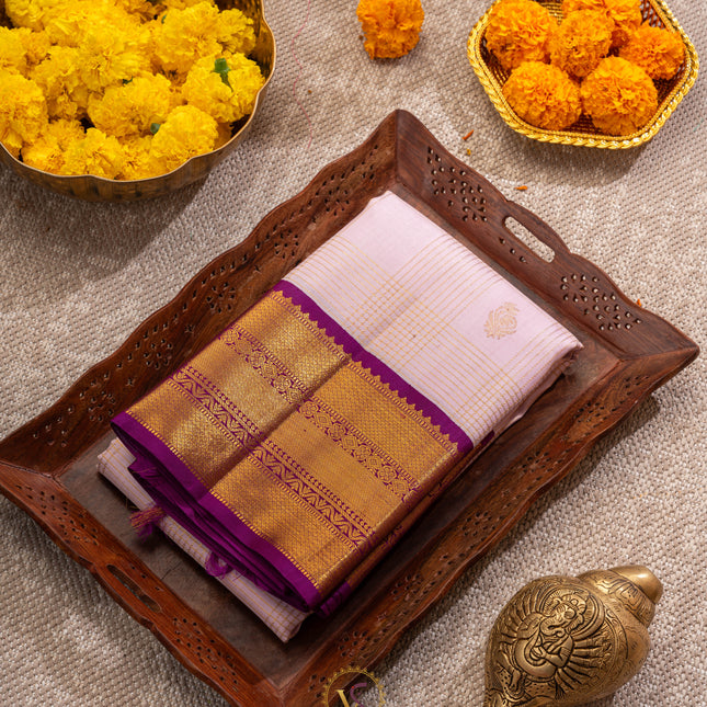Kanchipuram Silk Saree-VSKP61