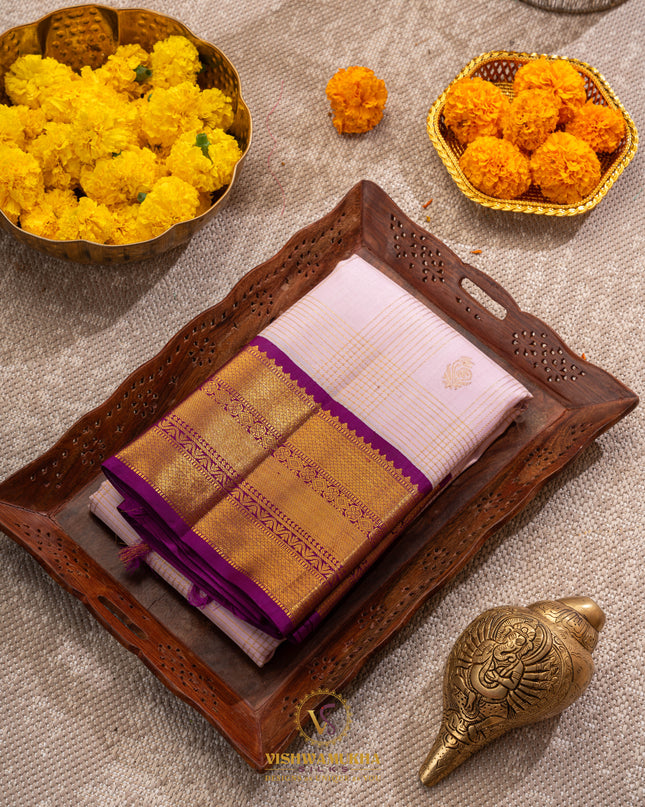 Kanchipuram Silk Saree-VSKP61