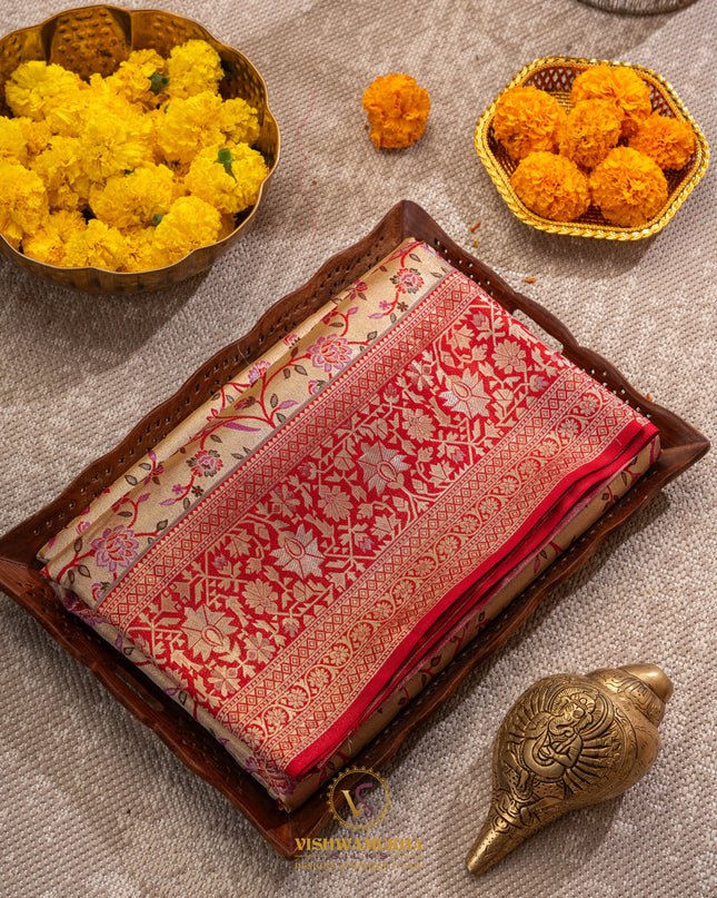 Kanchipuram Silk Saree-VSKP55