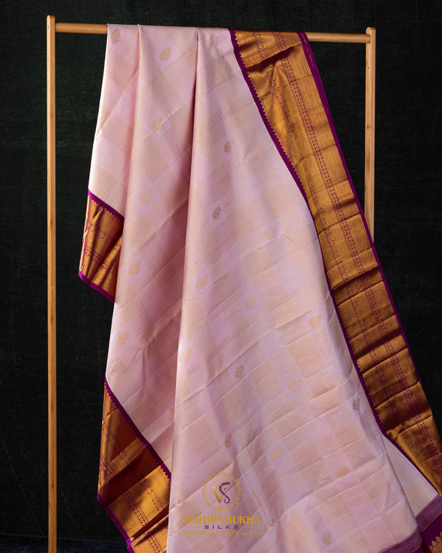 Kanchipuram Silk Saree-VSKP61