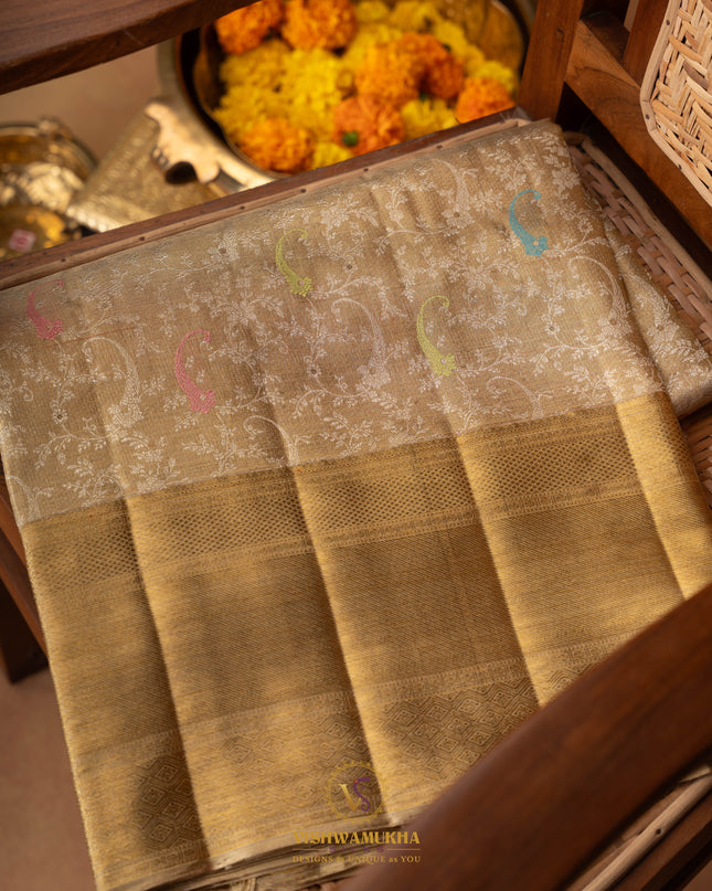 Kanchipuram Silk Saree-VSKP92