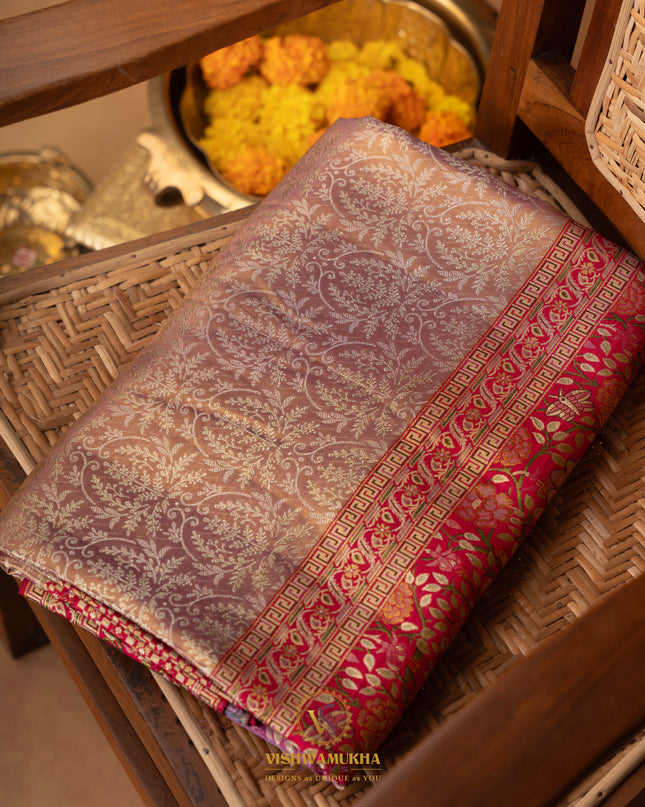 Kanchipuram Silk Saree-VSKP79