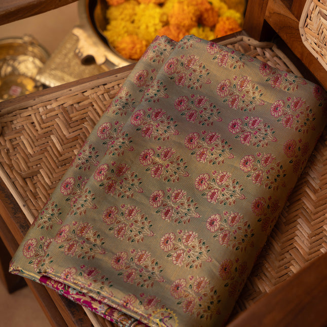 Kanchipuram Silk Saree-VSKP72