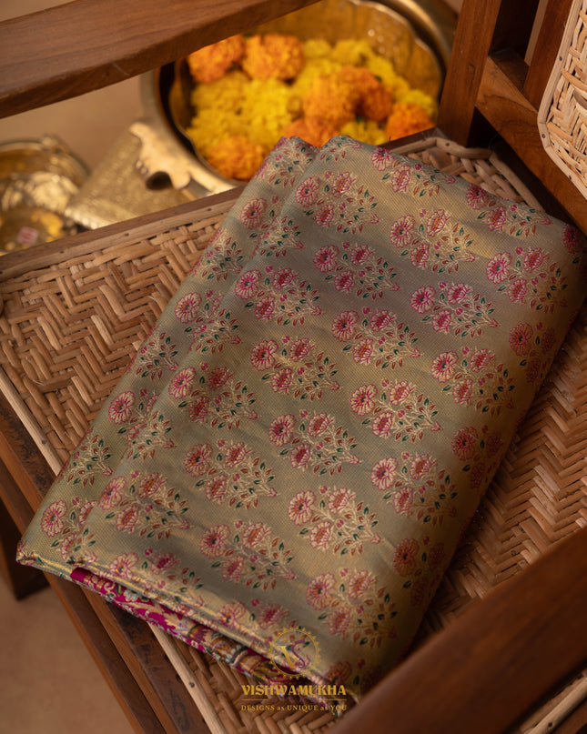 Kanchipuram Silk Saree-VSKP72