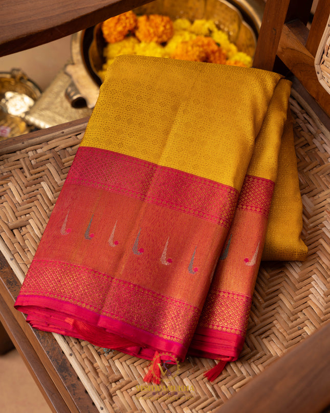 Kanchipuram Silk Saree-VSKP93