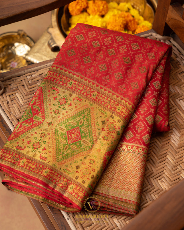 Kanchipuram Silk Saree-VSKP78