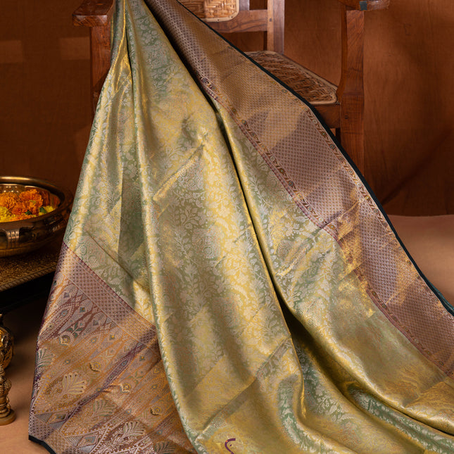 Kanchipuram Silk Saree-VSKP64