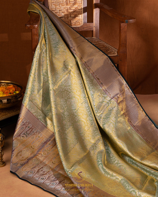 Kanchipuram Silk Saree-VSKP64