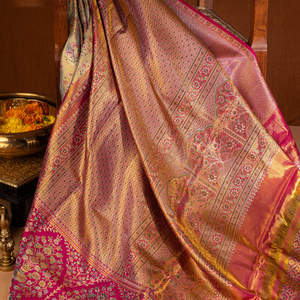 Kanchipuram Silk Saree-VSKP72