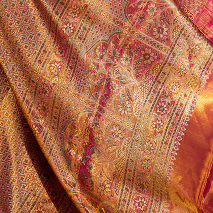Kanchipuram Silk Saree-VSKP72