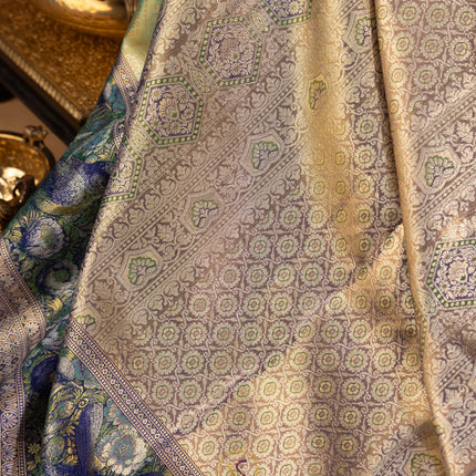 Kanchipuram Silk Saree-VSKP80